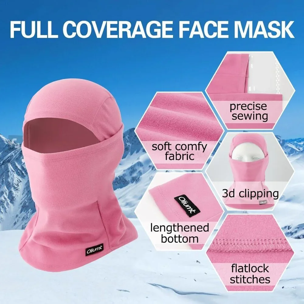 Balaclava Ski Mask Fleece Winter Face Mask Full Coverage for Men Women